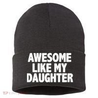 Awesome Like My Daughter Sustainable Knit Beanie thumb 0