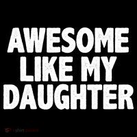 Awesome Like My Daughter Visor thumb 3