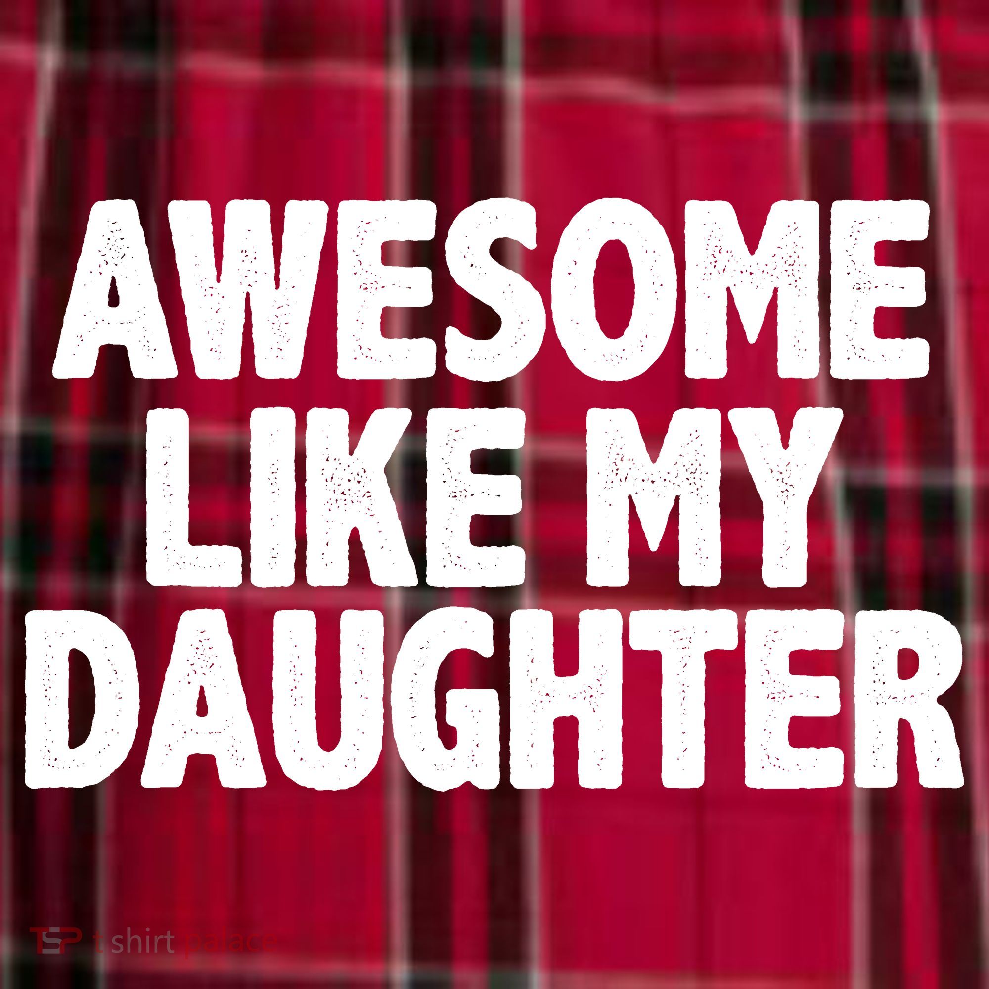 Awesome Like My Daughter Men's Flannel Plaid Pajama Pants