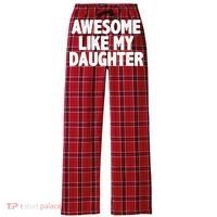 Awesome Like My Daughter Women's Flannel Plaid Pajama Pants thumb 0