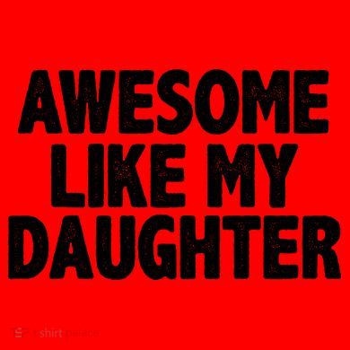 Awesome Like My Daughter Santa Hat