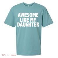 Awesome Like My Daughter Sueded Cloud Jersey T-Shirt thumb 0