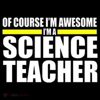 Awesome Science Teacher USA-Made Doggie Bandana thumb 2