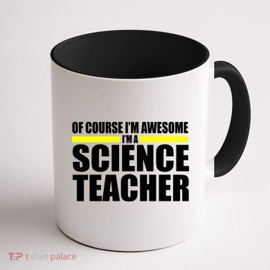 Awesome Science Teacher Coffee Mug back