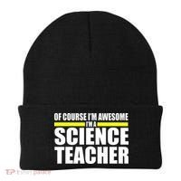 Awesome Science Teacher Beanie thumb 0