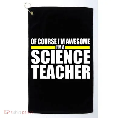 Awesome Science Teacher Golf Towel
