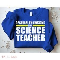 Awesome Science Teacher Sweatshirt thumb 2