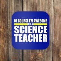 Awesome Science Teacher Coaster thumb 0
