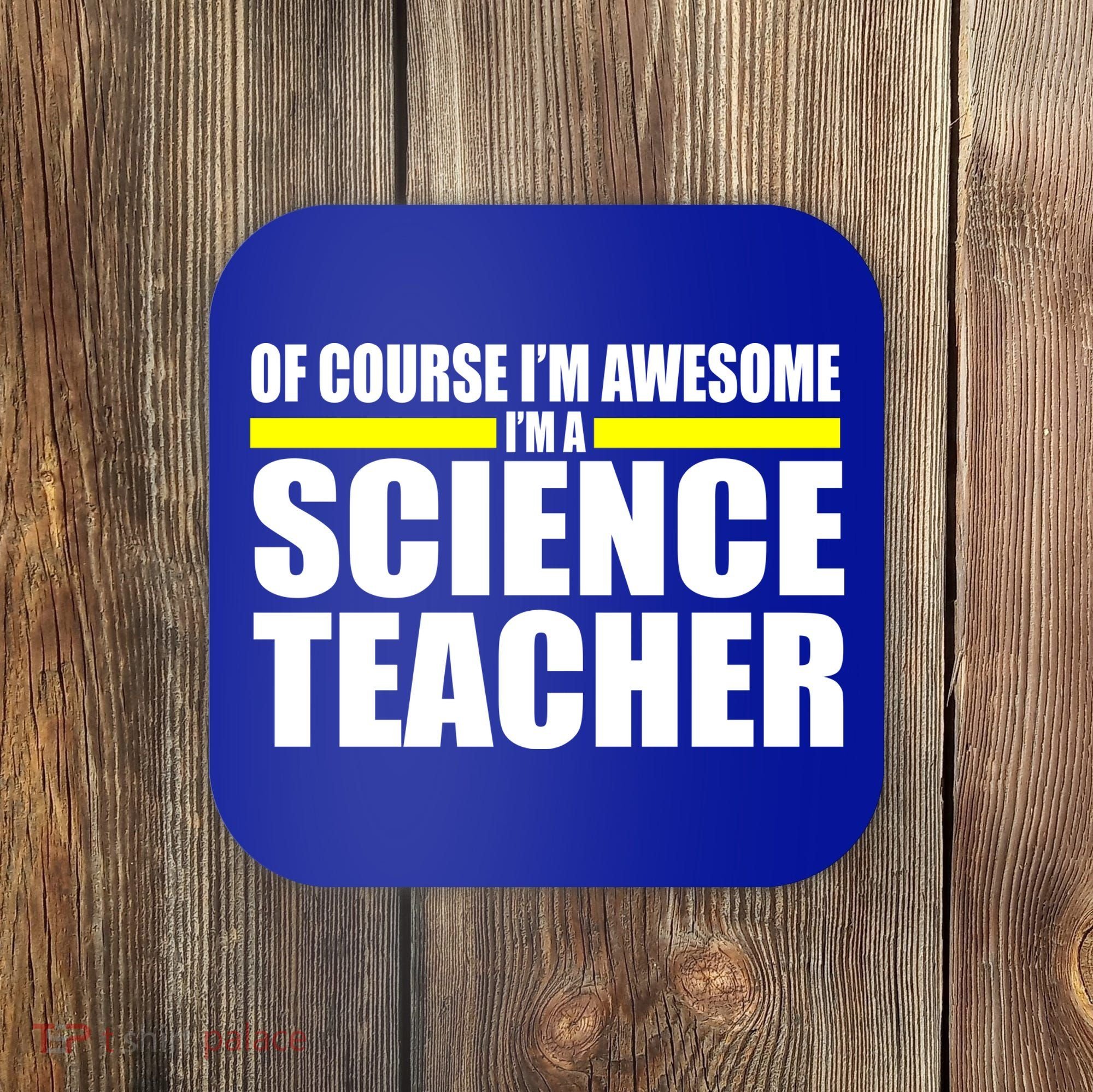 Awesome Science Teacher Coaster