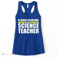 Awesome Science Teacher Women's Tank Top thumb 0