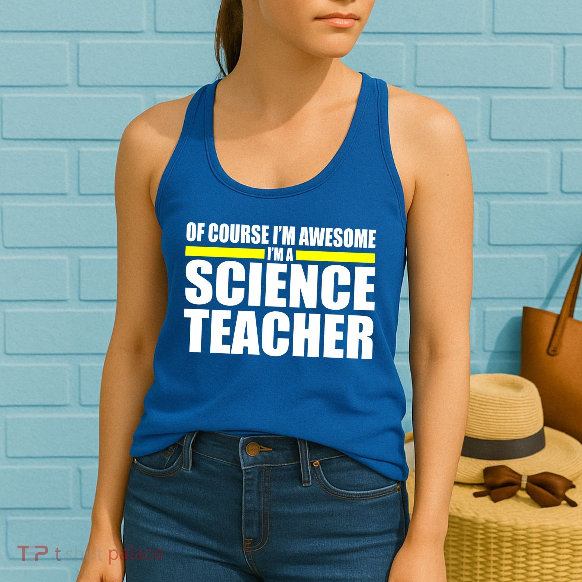 Awesome Science Teacher Women's Tank Top