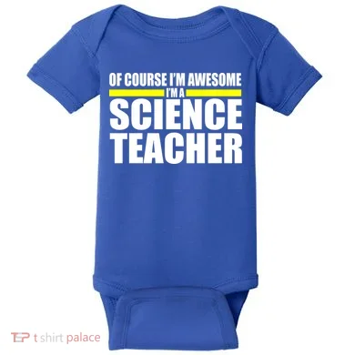 Awesome Science Teacher Baby Bodysuit