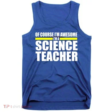 Awesome Science Teacher Tank Top