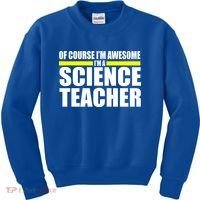 Awesome Science Teacher Kids Sweatshirt thumb 0