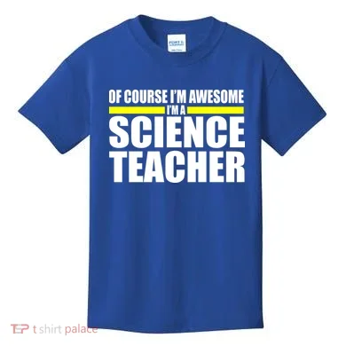 Awesome Science Teacher Kids T-Shirt