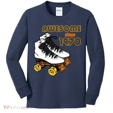 Awesome Since 1978 Kids Long Sleeve Shirt