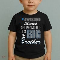 Awesome Son Promoted To Big Brother Toddler T-Shirt thumb 2