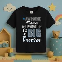 Awesome Son Promoted To Big Brother Toddler T-Shirt thumb 3