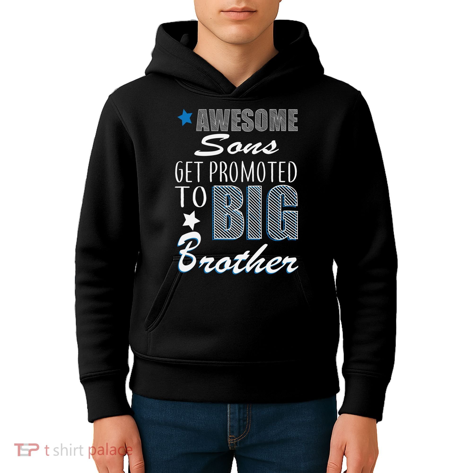 Awesome Son Promoted To Big Brother Kids Hoodie
