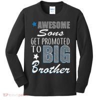 Awesome Son Promoted To Big Brother Kids Long Sleeve Shirt thumb 0