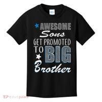Awesome Son Promoted To Big Brother Kids T-Shirt thumb 0