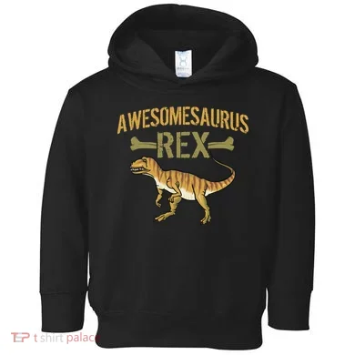 Awesomesaurus T-Rex Toddler Hoodie
