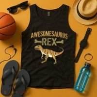 Awesomesaurus T-Rex Tank Top thumb 4