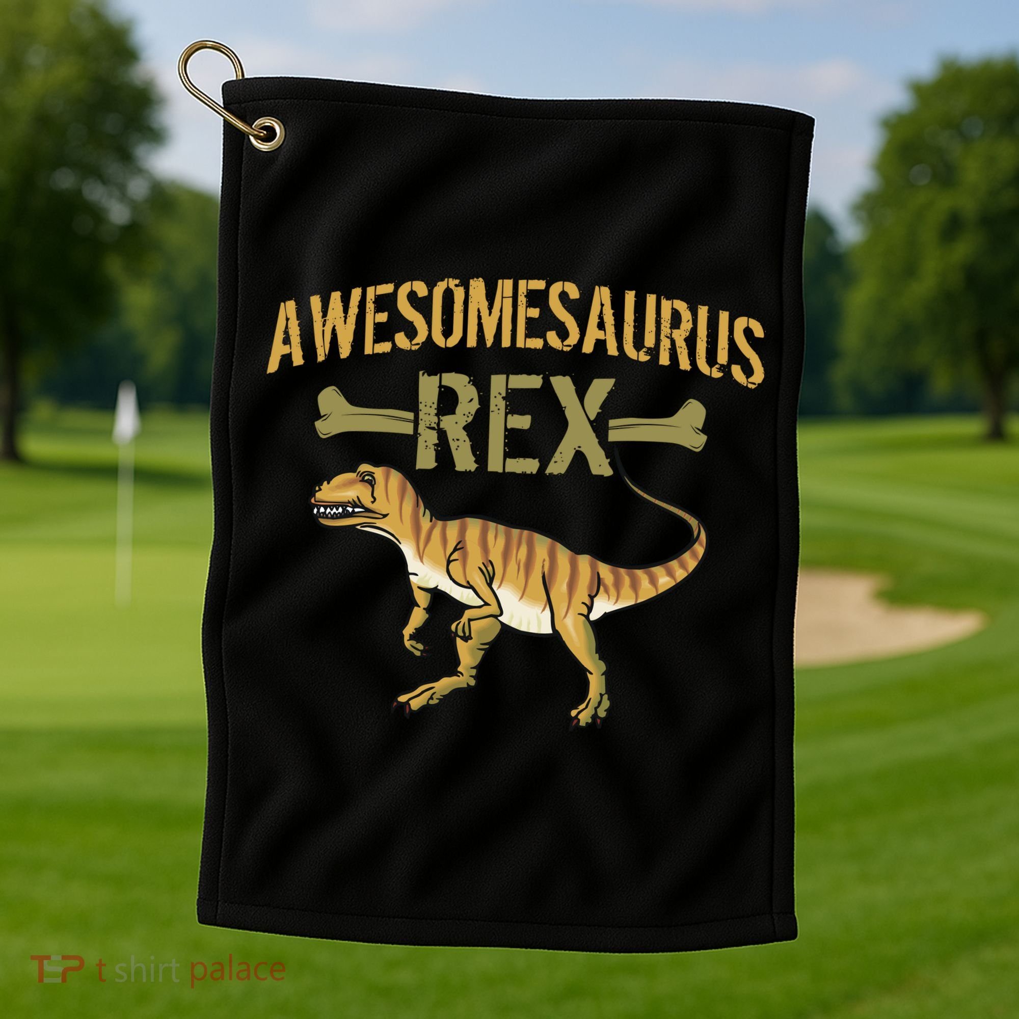 Awesomesaurus T-Rex Golf Towel