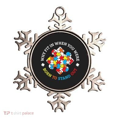 Autism Why Fit In When You Were Born To Stand Out Ornament