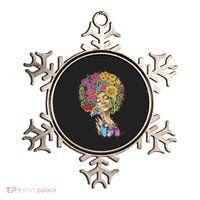Afro Women Flowers Butterfly Latina African American Melanin Ornament thumb 0