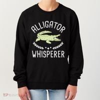 Alligator Whisperer Gator Crocodile Zoo Animal Lover Women's Sweatshirt thumb 0