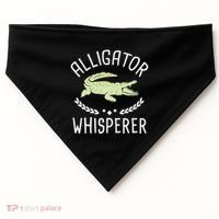 Alligator Whisperer Gator Crocodile Zoo Animal Lover USA-Made Doggie Bandana thumb 0