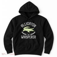 Alligator Whisperer Gator Crocodile Zoo Animal Lover Hoodie thumb 0