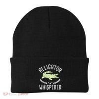 Alligator Whisperer Gator Crocodile Zoo Animal Lover Beanie thumb 0