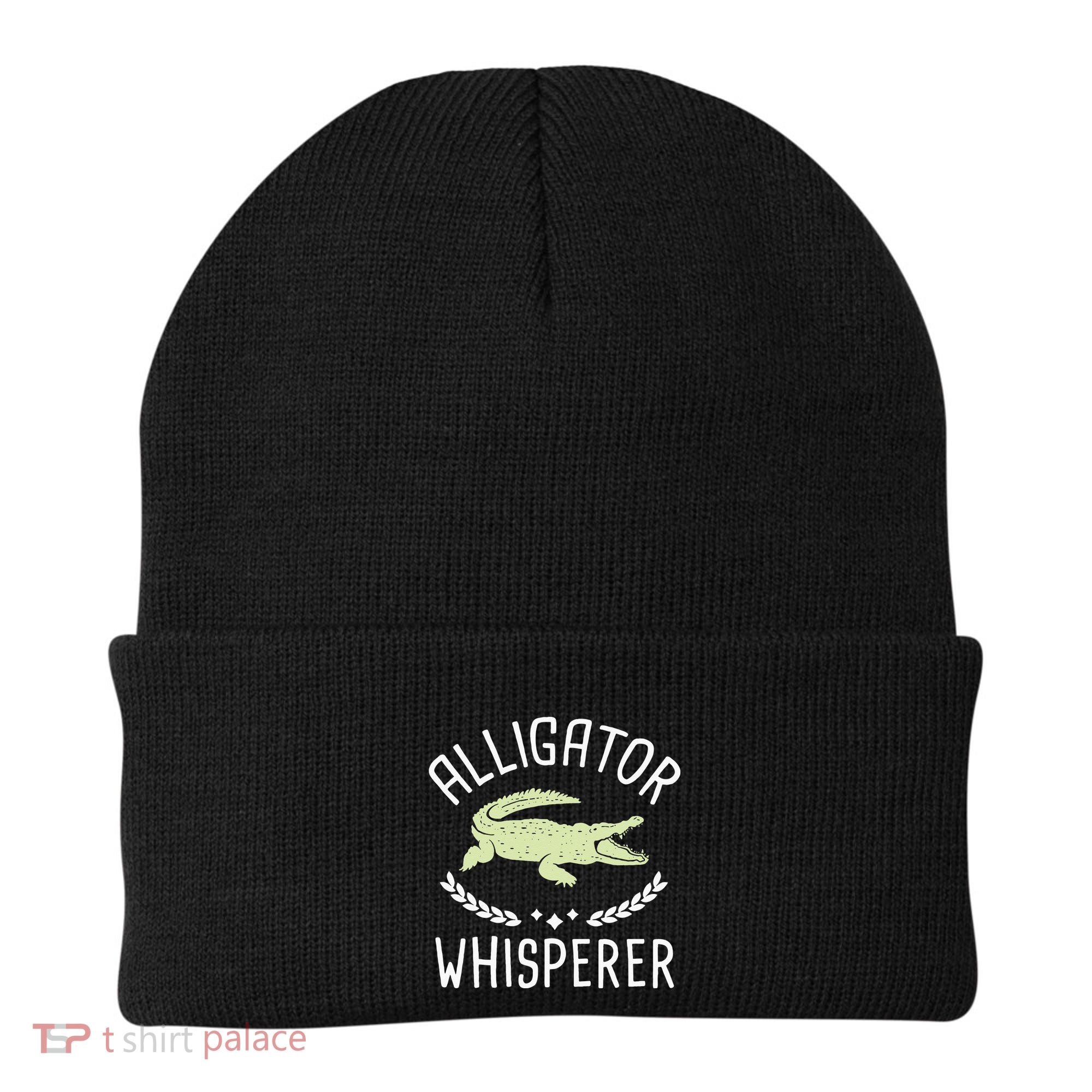 Alligator Whisperer Gator Crocodile Zoo Animal Lover Beanie