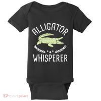 Alligator Whisperer Gator Crocodile Zoo Animal Lover Baby Bodysuit thumb 0