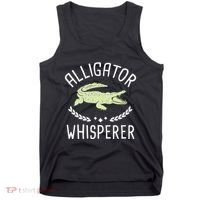Alligator Whisperer Gator Crocodile Zoo Animal Lover Tank Top thumb 0