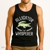 Alligator Whisperer Gator Crocodile Zoo Animal Lover Tank Top thumb 3