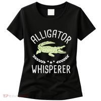 Alligator Whisperer Gator Crocodile Zoo Animal Lover Women's T-Shirt thumb 0