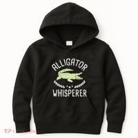 Alligator Whisperer Gator Crocodile Zoo Animal Lover Kids Hoodie thumb 0