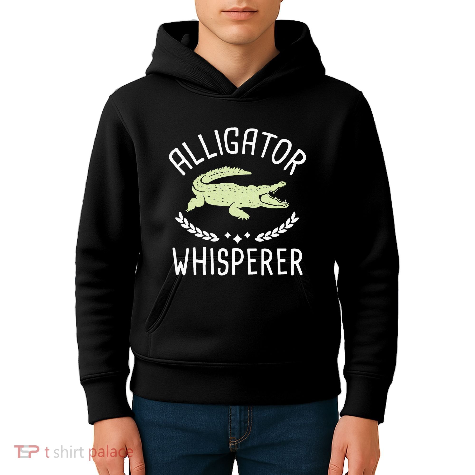 Alligator Whisperer Gator Crocodile Zoo Animal Lover Kids Hoodie