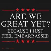 Are We Great Yet Because I Just Feel Embarrassed Resist USA-Made Doggie Bandana thumb 2