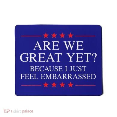 Are We Great Yet Because I Just Feel Embarrassed Resist Mousepad