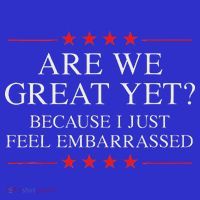 Are We Great Yet Because I Just Feel Embarrassed Resist Mousepad thumb 1