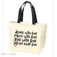 Agree With God Move With God End With God Never Doubt God Tote Bag thumb 3