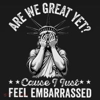 Are We Great Yet Cause I Just Feel Embarrassed Fun Democrat Visor thumb 3