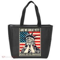 Are We Great Yet Because I Just Feel Embarrassed Tote Bag thumb 0