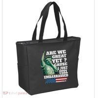 Are We Great Yet Cause I Just Feel Embarrassed Tote Bag thumb 2