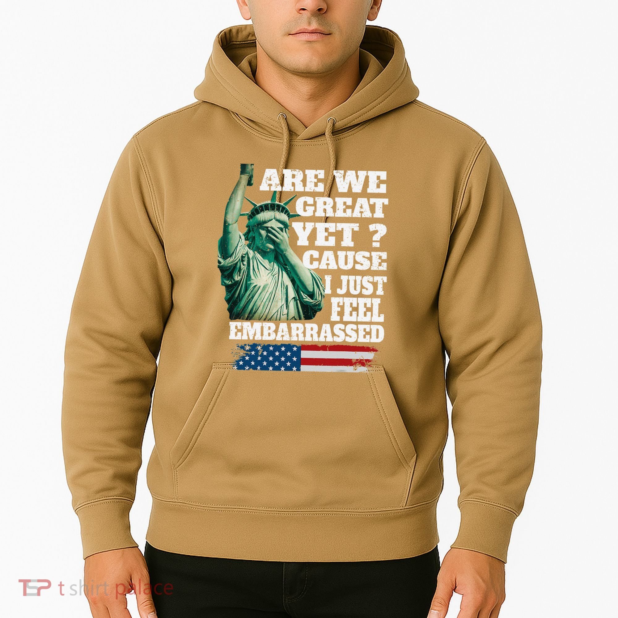 Are We Great Yet Cause I Just Feel Embarrassed Hoodie