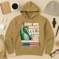 Are We Great Yet Cause I Just Feel Embarrassed Hoodie thumb 3